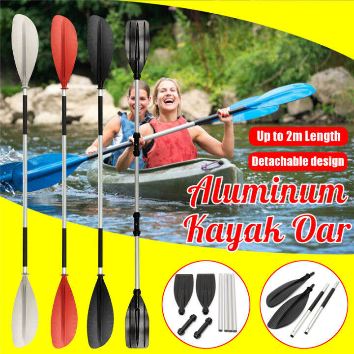 DoubleEnded Kayak Paddle Canoe Oar Afloat Boat 2m Detachable Aluminium