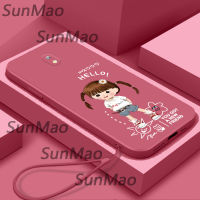 เคสโทรศัพท์ Samsung J3 Pro การ์ตูนสาวปกซิลิโคนอ่อนนุ่ม