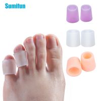 ♦✸♕ 2Pcs/Pair Silicone Little Toe Protector Foot Corns Calluses Blister Protection Pad Anti-Wear Hole Toes Separator Pedicure Tool