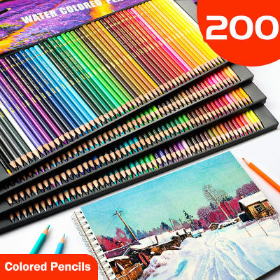 0สีมืออาชีพน้ำมันดินสอสีไม้นุ่มดินสอสีน้ำสำหรับโรงเรียนวาดร่างอุปกรณ์ศิลปะ