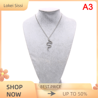 Lokei สร้อยคองูใหม่จี้งูสัตว์เครื่องประดับสร้อยคอสไตล์เรียบง่ายของผู้หญิง