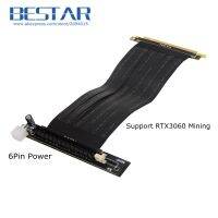 Pcie อะแดปเตอร์สำหรับขุดสายพ่วง X16เพื่อ X16 16x Pci-e X99เซิร์ฟเวอร์ Rtx3060เครื่องขุดเหมืองหลายใบพลังงาน6pin ขนาดใหญ่ที่เสถียร