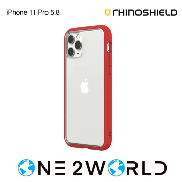 RhinoShield iPhone 12 Pro Max Case MOD NX with Rim, Button, Frame, Clear  Back Plate Black