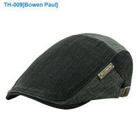 ☂ Flax beret men age season the elderly painter cap cap retro cotton joker dad leisure