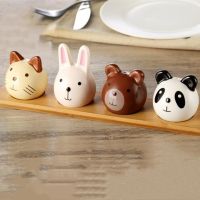 hotx【DT】 27x6CM Kitchenware Korean Cartoon Seasoning Jar Tray Set Household Supplies Pepper Bottle