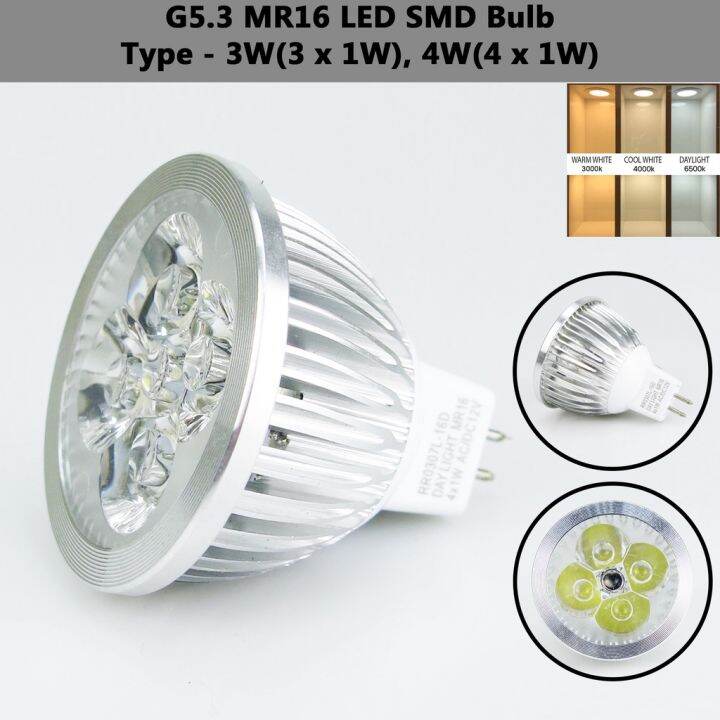 LED Spot MR16-4W Warmweiß - Ersatz Für 40W Halogen Mit 45° Abstrahlwinkel