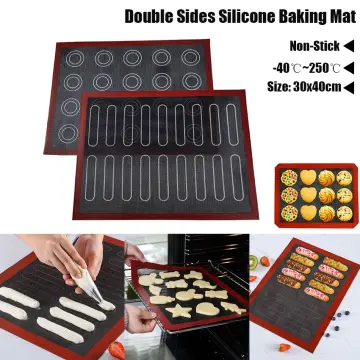 1Pcs Silicone Baking Mat Fondant Bakeware Macaron Oven Baking Tools For  Cakes Pastry Tools Sheet Dough Roll Mats Pad 40x30cm/29x26cm