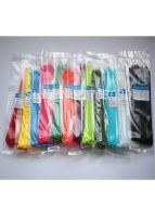 200mm Self locking Nylon 200Pcs Cable Ties  12 color Plastic Zip Tie black wire binding wrap straps Cable Management