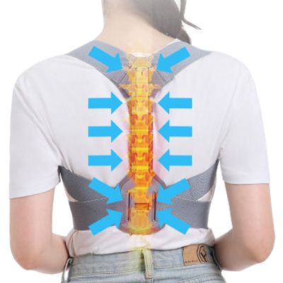 Medical Keel Shoulder Posture Corrector Scoliosis Clavicle Lower Back Brace Waist Chest Double Pull Spine Support Belt For Women
