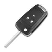 【Be worth】 islwpi KEYYOU 2/3/4ปุ่มพลิกพับ Remote Car Key Fob สำหรับ Chevrolet Cruze Malibu Aveo Sail Orlando Key ID46ชิป