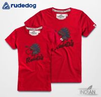 Rudedog เสื้อยืดหญิง รุ่น Indian แดง (ราคาต่อตัว)