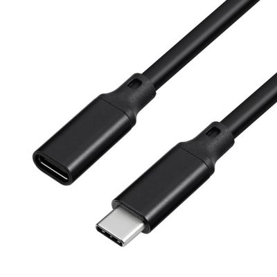 0.2เมตร0.3M 0.5เมตร1เมตร2เมตร3M 5เมตร100วัตต์10Gbps USB 3.2 Gen2ชนิด C ตัวผู้ไป USB-C ตัวเมียสายซิงค์ชาร์จไฟข้อมูล4K 60Hz สายพ่วง