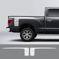 Auto Exterior Essories Car Stickers For Nissan Titan Pickup Rear Trunk Bed Side Decal Truck Graphic Vinyl Custom Cover Decor