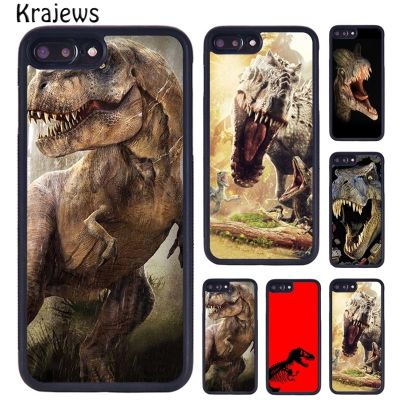 「16- digits」 Krajewish T Rex ไดโนเสาร์ซอรัสโทรศัพท์กรณีสำหรับ iPhone 5 6วินาที7 8พลัส11 12 13 Pro X XR XS Max Samsung Galaxy S6 S8 S9 S10