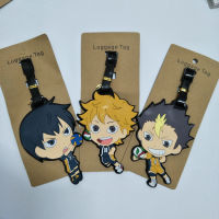 3ชิ้นล็อตอะนิเมะ Haikyuu พวงกุญแจพวงกุญแจการ์ตูน Pvc พลาสติกอ่อนจี้กระเป๋าเดินทางกรณี Boarding Card ของเล่น Gift