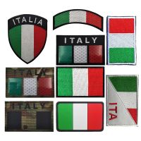 bjh◄♞  Flag   Patches Europe Reflective Embroidery Sticker for Morale Outdoor Badges