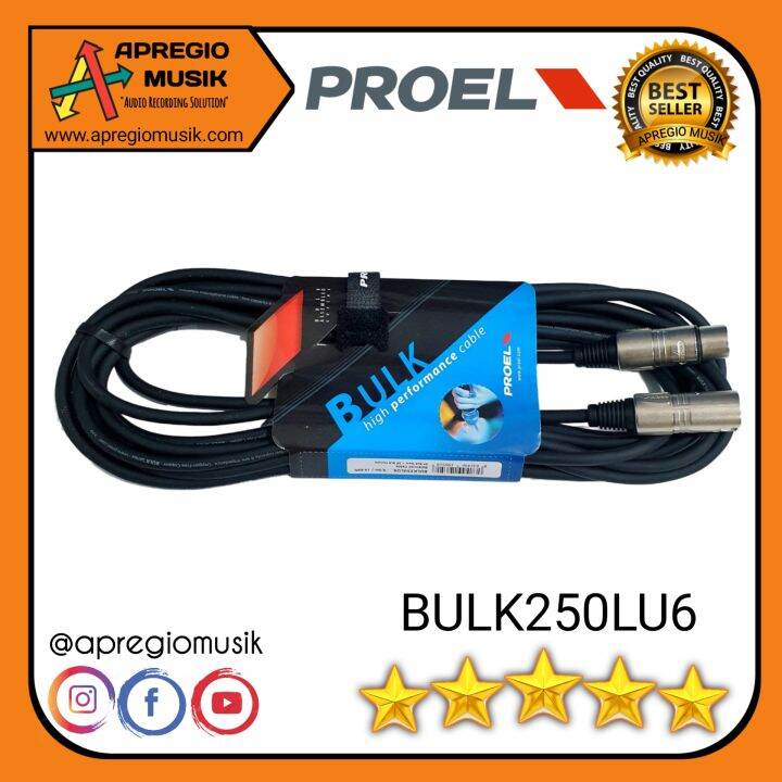 Proel Bulk Lu Bulk Lu Kabel Microphone Xlr Original Lazada