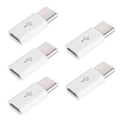 5 ชิ้นขนาดเล็ก Micro USB-C ประเภท - C USB 3.1 อะแดปเตอร์ชาร์จข้อมูลสะดวกทั่วไปสำหรับผลิตภัณฑ์สมาร์ท samsung Huawei 2 สี-kdddd