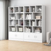 [COD] File cabinet floor-to-ceiling office with lock file wooden home wall storage combination bookcase