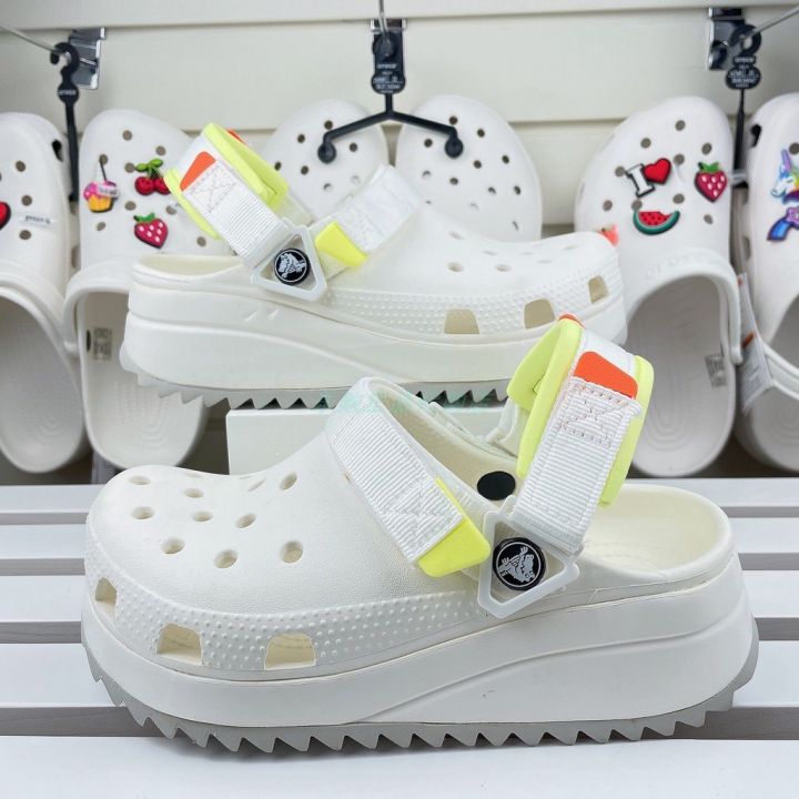 crocs-hiker-clog-รองเท้าลําลอง-สวมหุ้มข้อ-ทําจากโฟม-croslitetm-ใส่สบาย-สไตล์คลาสสิก-dd