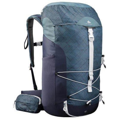 กระเป๋าเป้สะพายหลัง กระเป๋าเดินทาง Backpack QUECHUA กระเป๋า Backpack 40L กระเป๋าเดินทาง เป้สะพายหลัง เป้สะพายหลังเพื่อการเดินป่า Mountain Walking Rucksack