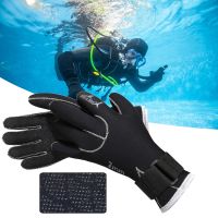 【CW】 3MM Diving Spearfishing Gloves Scuba Snorkeling Anti-scratch Wetsuit for Kayak Surfing Hunting