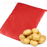 3/2/1Pcs Kitchen Microwave Baking Potato Bag Reusable Microwave Cooker Bag Quick Baked Pouch Potato Bag Washable Cooker Bag