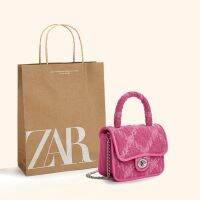 Zara3G กระเป๋าผู้หญิงวันวาเลนไทน์ของขวัญสำหรับแฟนของเขาถุงสตรอเบอร์รี่ห่วงโซ่ลมหวานขนาดเล็กสวมใส่คุณภาพสูงกระเป๋าสะพายข้าง