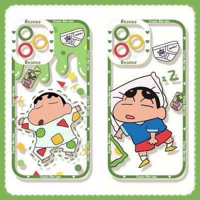 23New Cartoon Crayon Shinchan Case For Iphone 14 Pro Max 13 12 Mini 11 Pro XR XS X 8 7 6 6S Plus SE 2020 Clear Soft Silicone Cover
