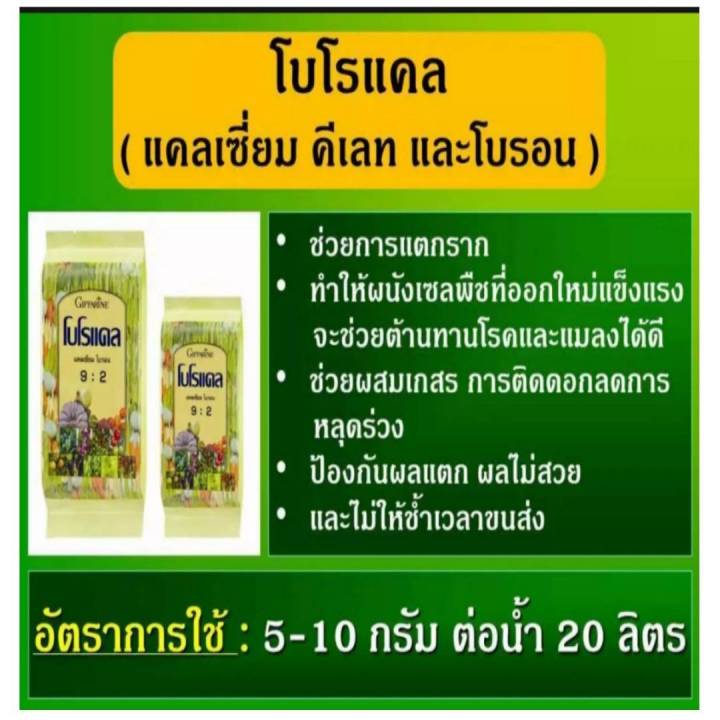 ชุด-ปุ๋ย-ทุเรียน-กิฟฟารีน-ระยะเริ่มปลูก-ระยะบำรุงใบ-ระยะแรกปลูก-ปุ๋ยทางใบ