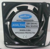 2023 ☆ Sunflow พัดลมแกน FM8025A2HBL FM8025A2HSL ระบายความร้อน220V 8ซม.