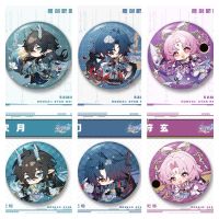 【LZ】♞  Jogo Honkai: Estrelas Rail Figuras Imbibitor Lunae Lâmina Fu Xuan Cosplay Metal Badge Alfinetes Saco broche Presentes de Natal 6cm