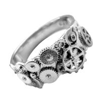 แหวนใส่นิ้วแหวนเครื่องประดับสำหรับตกแต่งรูปทรงเรขาคณิตสไตล์วินเทจสำหรับวันครบรอบแต่งงาน