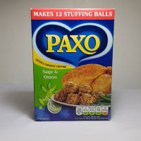 New Arrival  (x1) ?Paxo Sage &amp; Onion Stuffing Mix 170g แพ็กโซ่ส่วนผสมสำหรับทำยัดไส้ ไก่งวง และเนื้อต่างๆ 170 กรัม