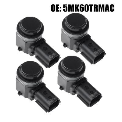 4Pcs Parking Sensor Distance Assist Sensor 5MK60TRMAC PDC for Dodge Challenger 2015-2022 Electric Eye 3 Pins