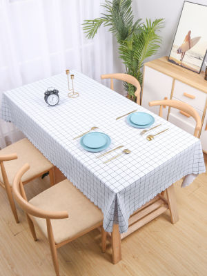 Tablecloth Waterproof and Oil-Proof Disposable Tableclothes Rectangular Table Mat Plastic Tea Table Tablecloth