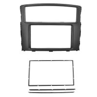 new authentic Double Din Car Fascia for Mitsubishi Pajero Shogun Montero Radio DVD Stereo Panel Dash Mounting Installation Trim Kit Face Frame