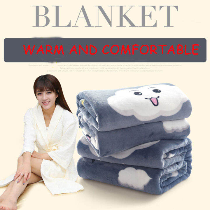 Multi Size Blanket Super Soft Thick Warm Blanket Quilt Flannel Comforter  Fit Single Double Queen King Size | Lazada Singapore