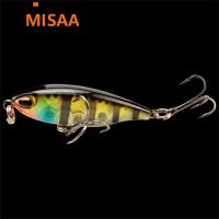 Fake Bait Colorful Painting Abs Material Sea Bait Luya Bait Accurate Fish Luring 3.8g Bionic Bait Throw Far Three HooksLures Baits