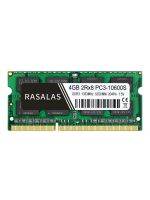 Rasalas 4GB 2Rx8 PC3-10600S DDR3 1333MHz SO-DIMM 1.5 V โน้ตบุ๊ค RAM 204Pin หน่วยความจำแล็ปท็อป SODIMM