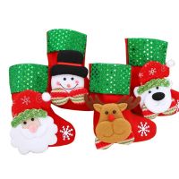 Creative Christmas stockings Santa Claus Snowman gift bags Home Party Decoration Gift Bag Christmas Supplie Dropshipping
