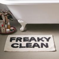 【SALES】 Freaky Clean Bathroom Mat Bedroom Living Room Carpet Home Non-slip Bath Mat Water Absorbent Fluffy Soft Toilet Mat Bathroom Rugs