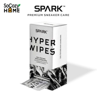 SoCozyHome SPARK Hyper Wipes ผ้าเช็ดรองเท้า เคลือบน้ำยา กล่องบรรจุ 30 แผ่น สปาร์ค ไฮเปอร์ ไวป์ส