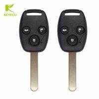 KEYECU กุญแจรถยนต์รีโมทรายการ Keyless แบบใหม่2ชิ้น/ล็อต3ปุ่ม Fob 313.8Mhz ID46สำหรับ Honda Odyssey 2003-2007 ruiyan