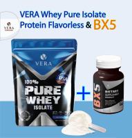 VERA Whey Pure Isolate Protein Flavorless 2 Lb.(รสจืด) + BX5 L-Carnitine (1 กระปุก 30 Tablets)