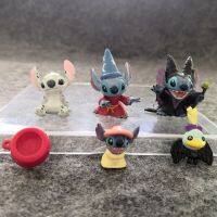 3 Buah/lot Lilo &amp; Stitch 5Cm Tokoh Aksi อะนิเมะ Dekorasi Boneka Mini Diy Aksesori Mainan โมเดล Hadiah Anak-Anak