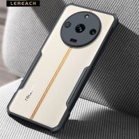 Lereach ตลับอะคริลิกใส สำหรับ Realme 11 Pro Pro+ 11Pro Plus เคส TPU เคสฝาหลังกันกระแทก