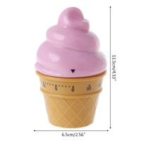 Ice Cream Mechanical Kitchen Timer Cooking Countdown Timer Clock Kitchen Gadgets Tool