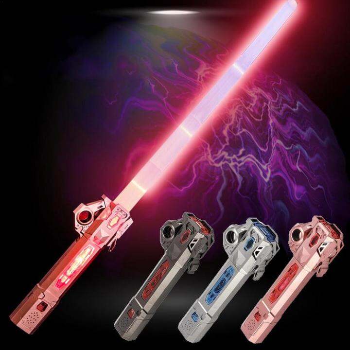 Telescopic Lightsaber Toys Flashing Swords Cosplay Luminous Music