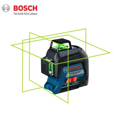 เลเซอร์ GLL3 Bosch Line-60XG เลเซอร์เส้นตัดที่มีช่วงการวัด30เมตรสามารถเปลี่ยนได้การปรับระดับด้วยตนเองเส้นแนวตั้งและแนวนอน
